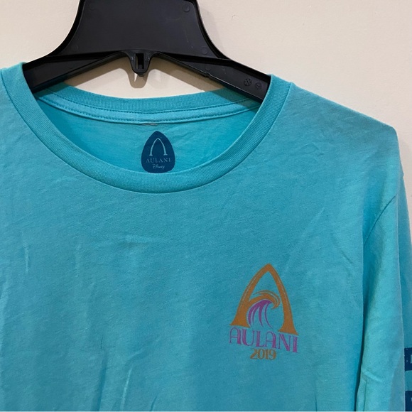 Disney Aulani Disney Resort & Spa Hawaii Teal Long Sleeve T Shirts 2019 - Picture 4 of 5